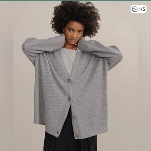 JENNI KAYNE Cashmere Cocoon Cardigan oversized